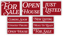 Real Estate Combo Sign Pack | Coroplast Double Sided