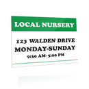 Custom H-Frame INSERTS ONLY for Real Estate & Business | Choose Size, Orientation, and Insert Material