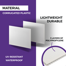 "Grand Opening" Pre Designed Yard Signs | 24"W x 18"H, Double Sided, UV Printed | Choose Quantity & Signs Only or Sign with 6"W x 24"H Metal H-Stakes