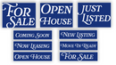 Real Estate Combo Sign Pack | Coroplast Double Sided