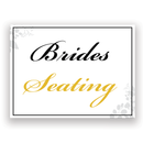 Mix and Match Wedding Wayfinding Yard Signs | 24"W x 18"H, Double Sided, UV Printed | Choose Signs Only or Sign with 6"W x 24"H Metal H-Stakes