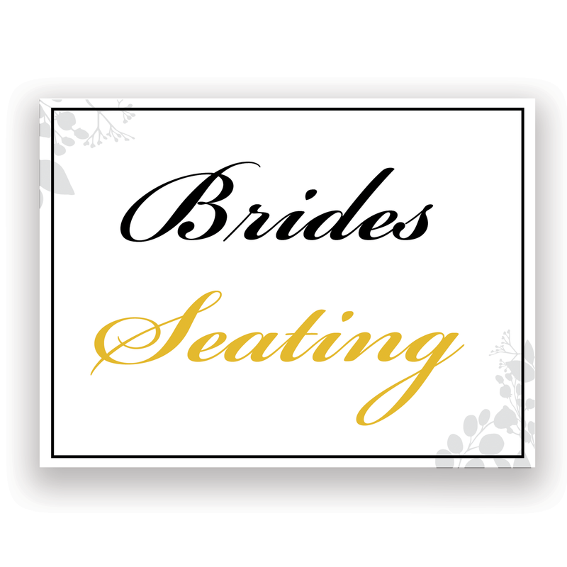 Mix and Match Wedding Wayfinding Yard Signs | 24"W x 18"H, Double Sided, UV Printed | Choose Signs Only or Sign with 6"W x 24"H Metal H-Stakes