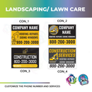 Small Business Icon Lawn Signs Pack | Double Sided | Includes H-stakes