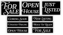 Real Estate Combo Sign Pack | Coroplast Double Sided