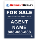 Resident Realty "New Agent" Sign Kit | Kit Includes H-Frames, Sidewalk Sign, & Lawn Signs