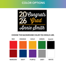 Minimal Custom Grad Lawn Signs | Choose color |Year will updated to match current purchase year.