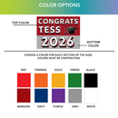 Pop Art Custom Grad Lawn Signs | Choose color |Year will updated to match current purchase year.