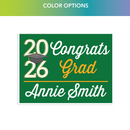 Minimal Custom Grad Lawn Signs | Choose color |Year will updated to match current purchase year.