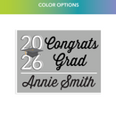 Minimal Custom Grad Lawn Signs | Choose color |Year will updated to match current purchase year.
