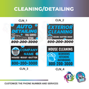 Small Business Icon Lawn Signs Pack | Double Sided | Includes H-stakes