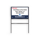 "Lead Capture" Resident Realty H-Frame | Various Sizes Aluminum Panel| Options with and whithout frames | Choose Your Design