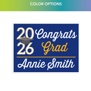 Minimal Custom Grad Lawn Signs | Choose color |Year will updated to match current purchase year.