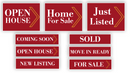 Real Estate Combo Sign Pack | Coroplast Double Sided