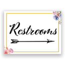 Mix and Match Wedding Wayfinding Yard Signs | 24"W x 18"H, Double Sided, UV Printed | Choose Signs Only or Sign with 6"W x 24"H Metal H-Stakes