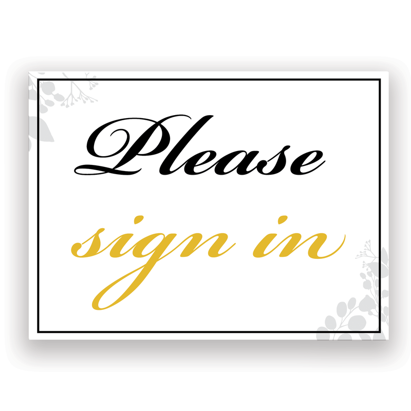 Mix and Match Wedding Wayfinding Yard Signs | 24"W x 18"H, Double Sided, UV Printed | Choose Signs Only or Sign with 6"W x 24"H Metal H-Stakes