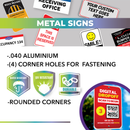 7" x 10" Ecological Metal Signs