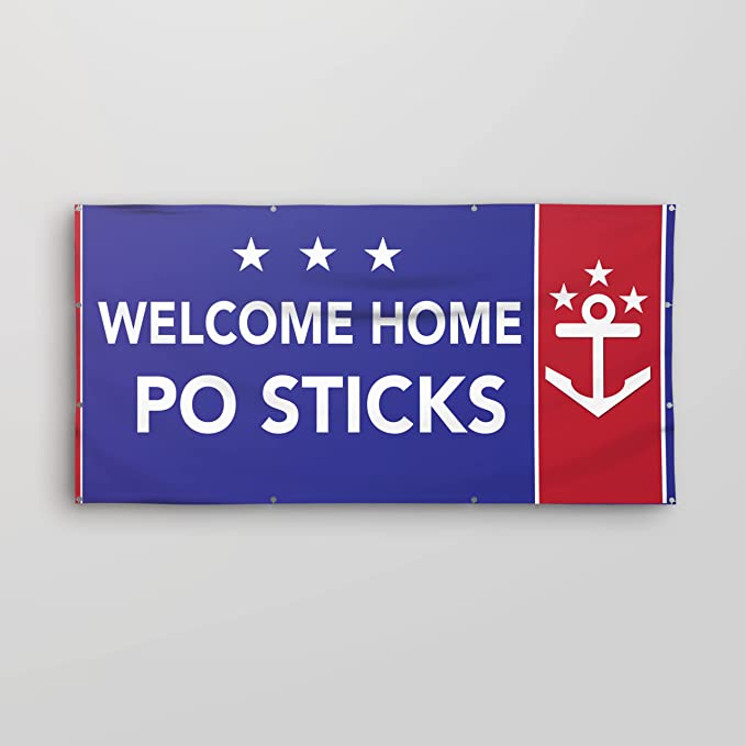 Welcome Home Service Member Banner | Vinyl 13 oz | Hem and Grommet