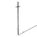 Heavy Duty Metal "Step Stake" for Signs | 46" Tall (~ 4ft) | Ground Insertion w/ Holes, Step Post, & Cross Beam