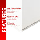 Real Estate Sign Riders | 24"W x 6"H | 6 Pack of Common Messages | Choose Aluminum or Corrugated Plastic