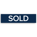 Windermere "Sold" Hanging Realty Rider Panel (Rectangular) | ACM 24"W x 6"H [2022]