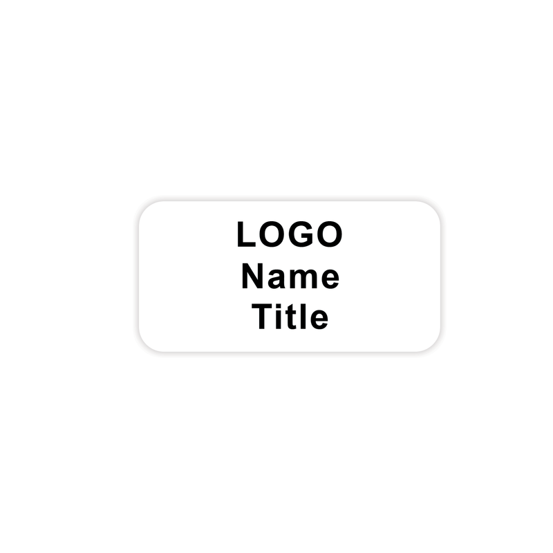 Magnetic Name Tag | Custom Name or Blank [3"W x 1.5"H]
