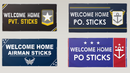 Welcome Home Service Member Banner | Vinyl 13 oz | Hem and Grommet