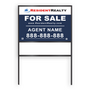 Resident Realty Commercial Sign (Large) | 48"W x 36"H Aluminum Panel (040"), Double Sided | Horizontal [Only Available for Local Delivery or Pick Up] 2022