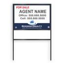 Resident Realty Commercial Sign (Large) | 48"W x 36"H Aluminum Panel (040"), Double Sided | Horizontal [Only Available for Local Delivery or Pick Up] 2022