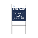 Resident Realty "New Agent" Sign Kit | Kit Includes H-Frames, Sidewalk Sign, & Lawn Signs