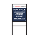 Resident Realty H-Frame | 24"W x 30"H Aluminum Panel | Choose Your Design & Update Name/Phone [2022]