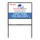 Resident Realty Commercial Sign (Large) | 48"W x 36"H Aluminum Panel (040"), Double Sided | Horizontal [Only Available for Local Delivery or Pick Up] 2022