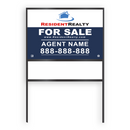 Resident Realty Commercial Sign (Large) | 48"W x 36"H Aluminum Panel (040"), Double Sided | Horizontal [Only Available for Local Delivery or Pick Up] 2022
